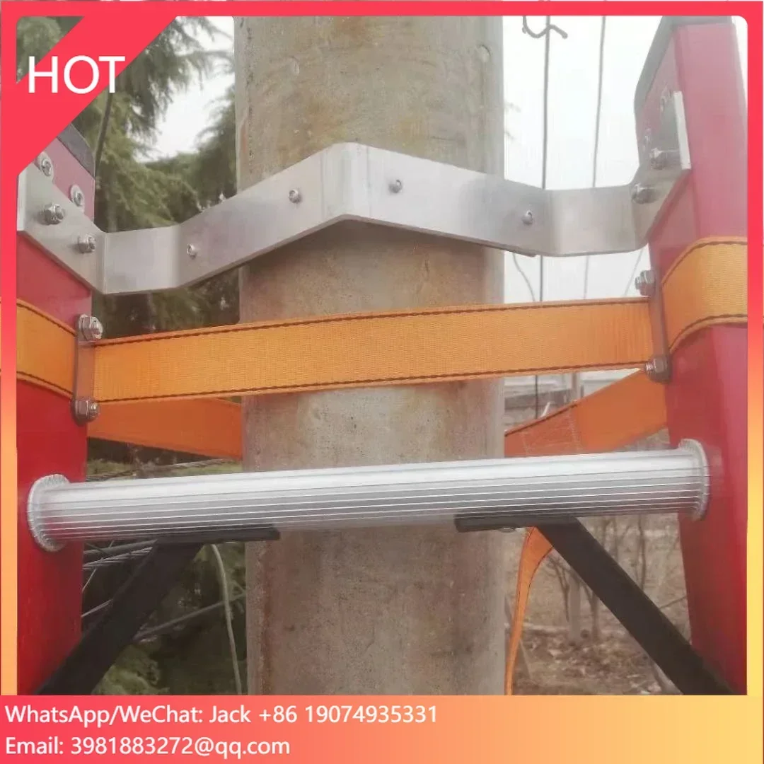 

China Factory Wholesale 32FT Fiberglass FRP Ladder Extension Ladder with Pole Attachment
