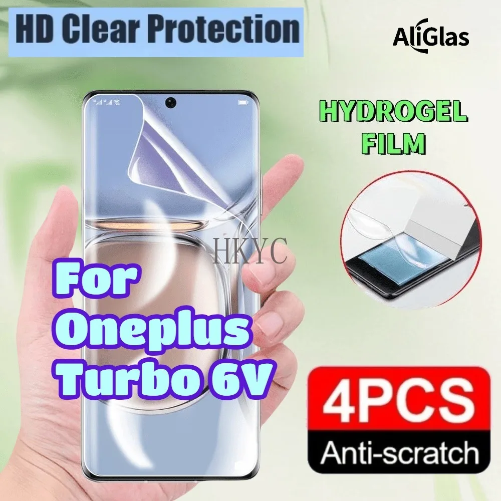 

Premium Ultra Clear Hydrogel Film For Oneplus Turbo 6 V Front Screen Protectors Suitable for Oneplus Turbo 6V Ultra Thin Film