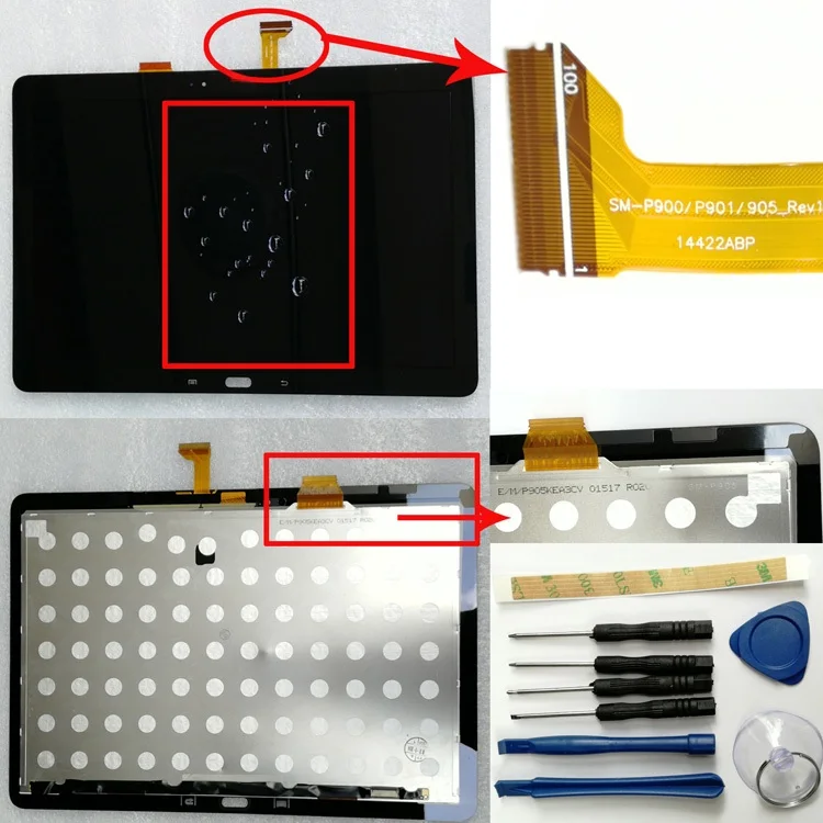 For Sam-sung Galaxy Note PRO 12.2" SM-P900 P901 P905 P907 LCD Display Touch Screen Digitizer Replacement Parts