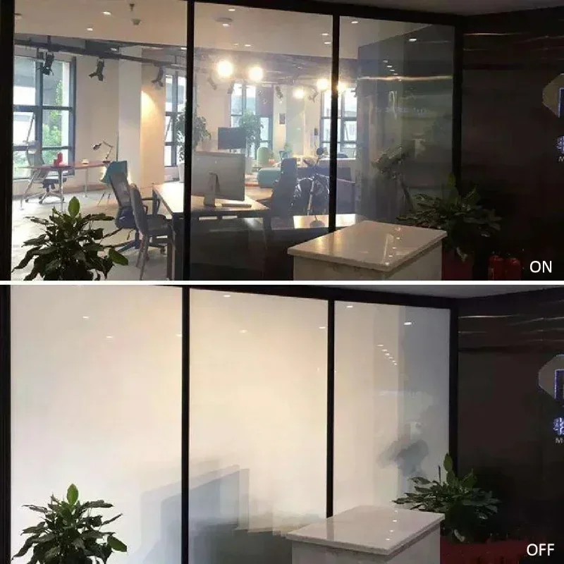 PDLC Smart Film Switchable Electric Smart Glass Film Privacy Protection Window Sticker Electrostatic Adsorption for Glass Window