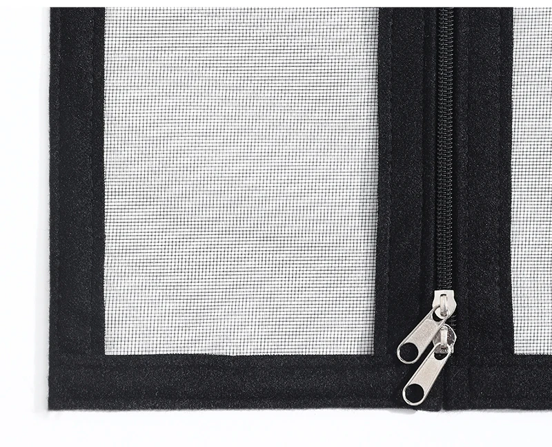 Maßanfertigung, Haushalt, selbstklebendes Reißverschluss-Moskitonetz, Moskitonetz für Fenster, Sommer, Netz, Gaze, Moskitonetz, waschbar – Detail 11