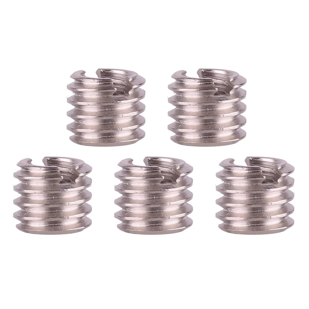 5Pcs Camera Screw Nut 1/4 To 3/8 Inch Convert Screws Quick Release Screw Tripod Mount Adapter Screw Standard Adapter Screws