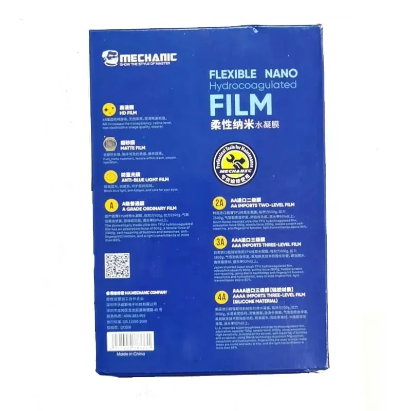 MECHANIC HD Clear/Matte/Privacy Hydraulic Films mit Cut Code Phone Screen Protector für E360 MAX S760 S730 Film Cutting Machine