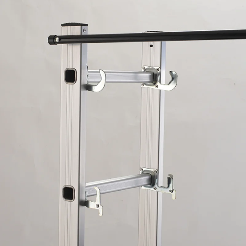 custom.Modern Portable Aluminum Ladder Scaffolding High Strength Foldable Multipurpose 150kg Load Capacity
