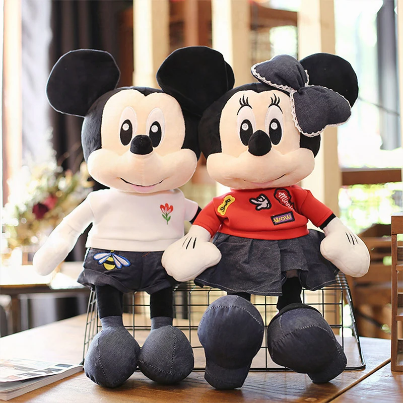 

Disney Large size Hot Cute Plush Mickey Minnie Doll Stuffed Toy Hot Cute Cartoon Baby Gift for Kids Birthday Christmas Present