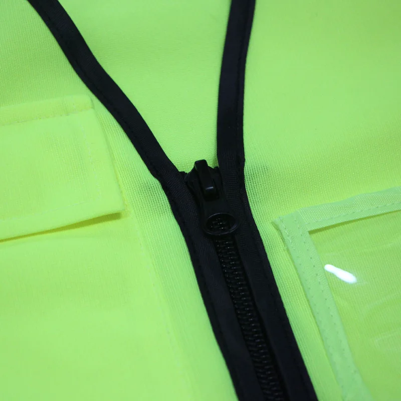 KA-D01 Safety Reflective Vest Construction Multi-pocket Reflective Jacket Multi-function Warning