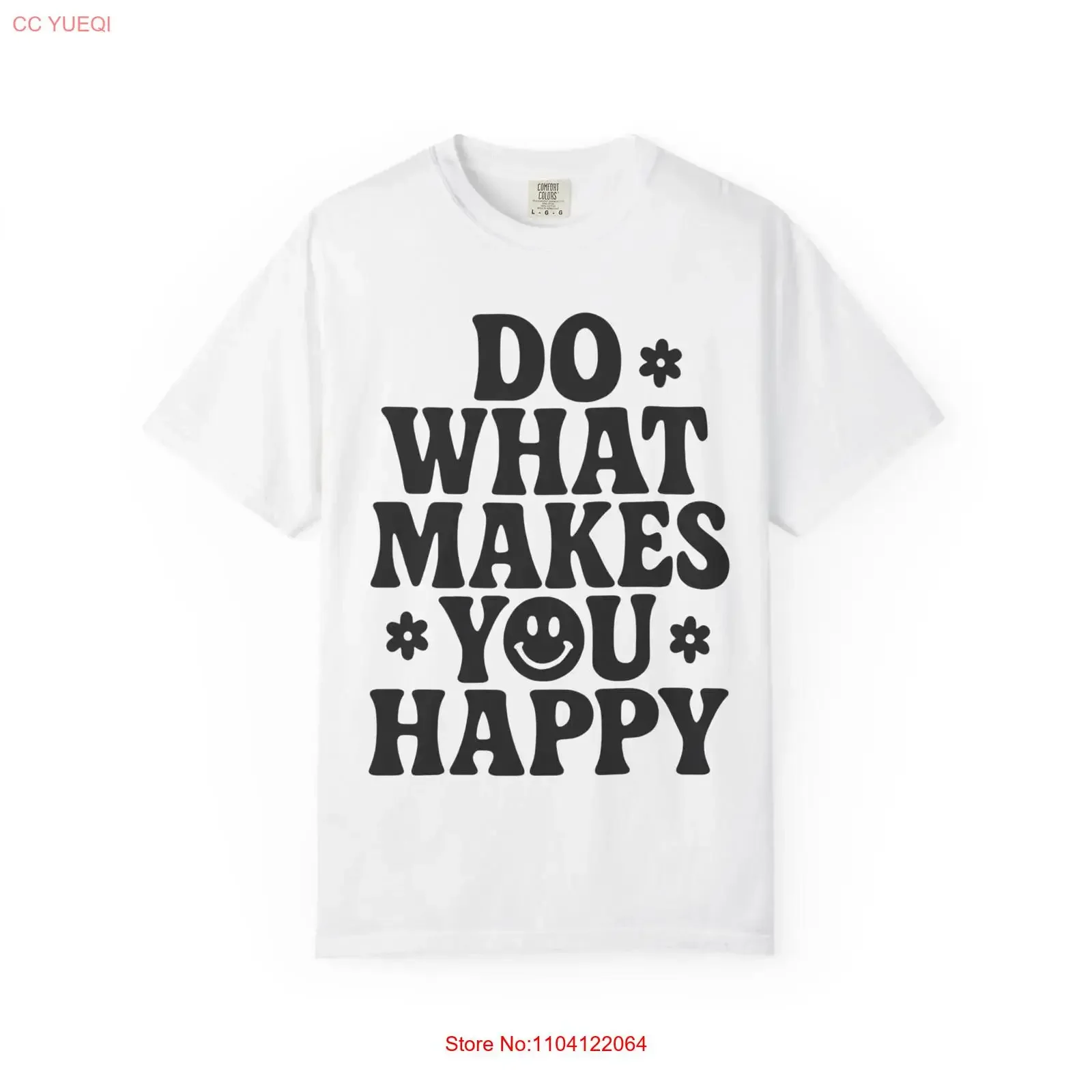 Happy Vibe T shirt Positive Affirmation Lounge Wear Everyday Casual Top vintage Washed homme streetwear Comfortable Unisex