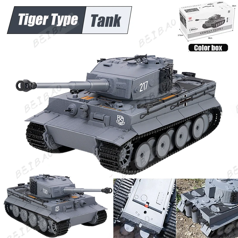 1/24 Taigen RC Kampfpanzer Tiger I Funksteuerung Militärtanks Rc Offroad 4x4 Rc Autos Spielzeug für Jungen VS Wltoys Mjx Mn82