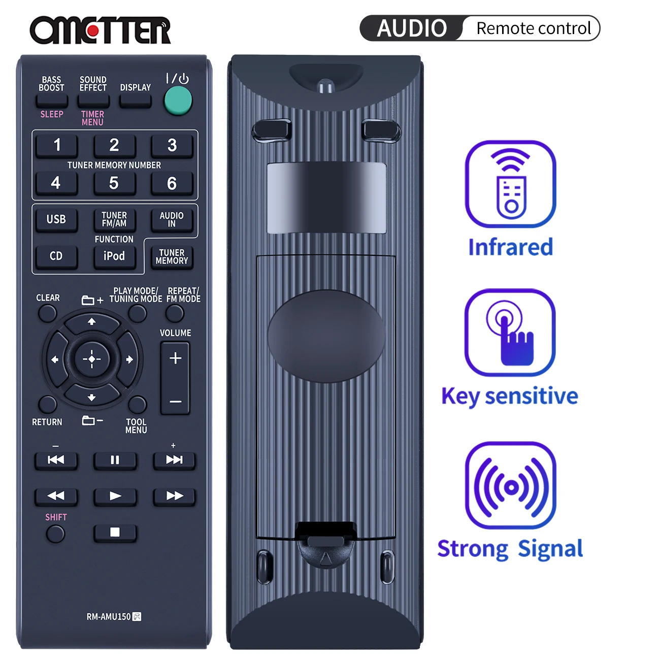 RM-AMU150 RMAMU150 zamienny pilot zdalnego sterowania do systemu Sony Micro HI-FI CMT-V10iP CMTV10iP