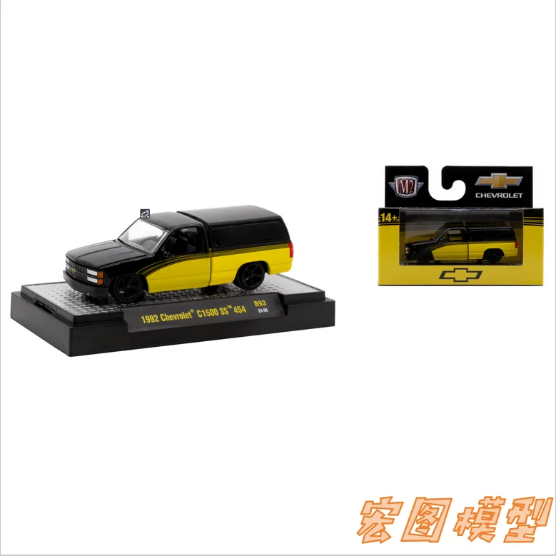 

M2 Машины 1/64 Модель автомобиля игрушки 1992 C1500 SS 454