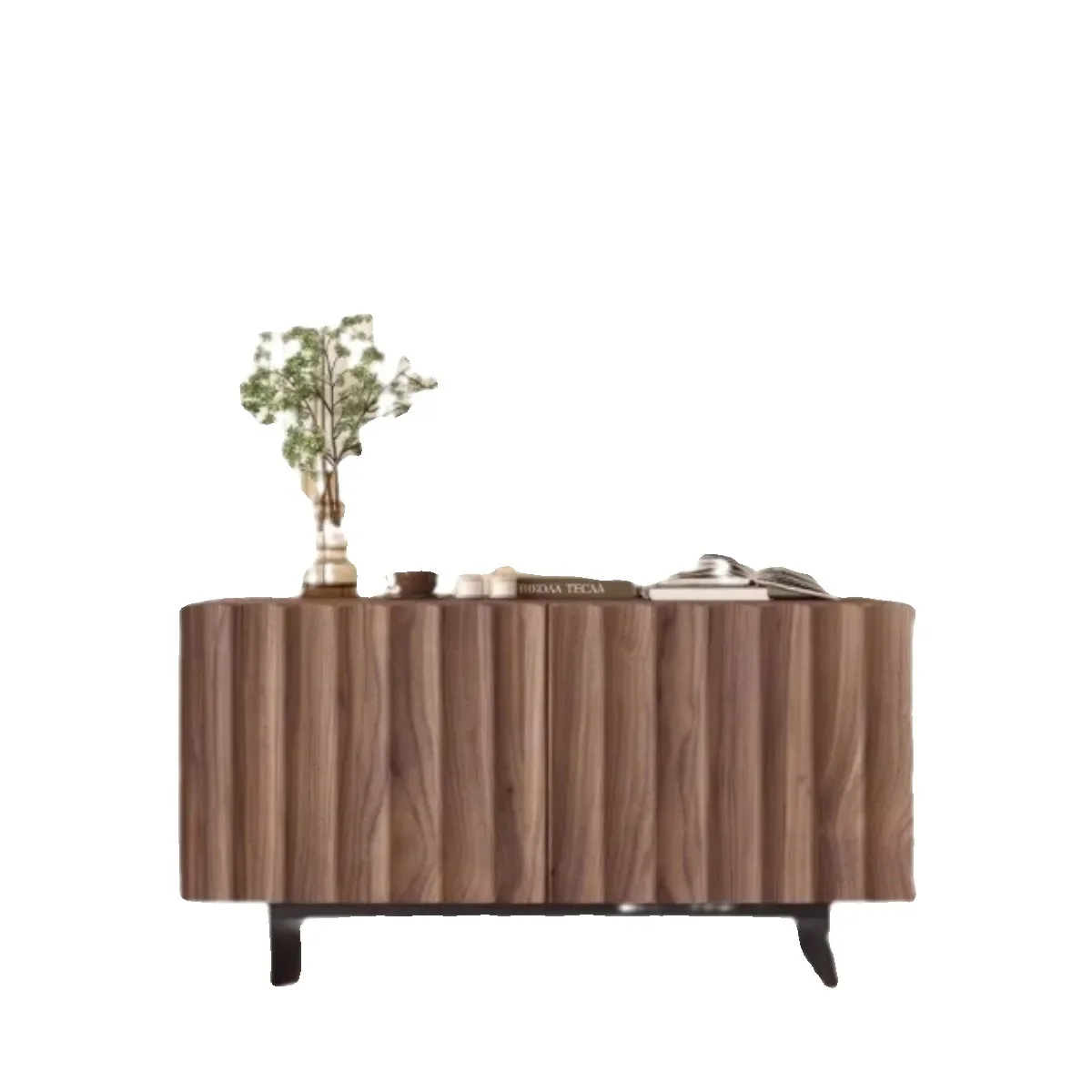 خزانة جانبية مموجة، مطعم، خزانة مشروبات للتخزين، خزانة قاعة مدخل المنزل، خزانة دلو الرياح الرملي من وابي #1