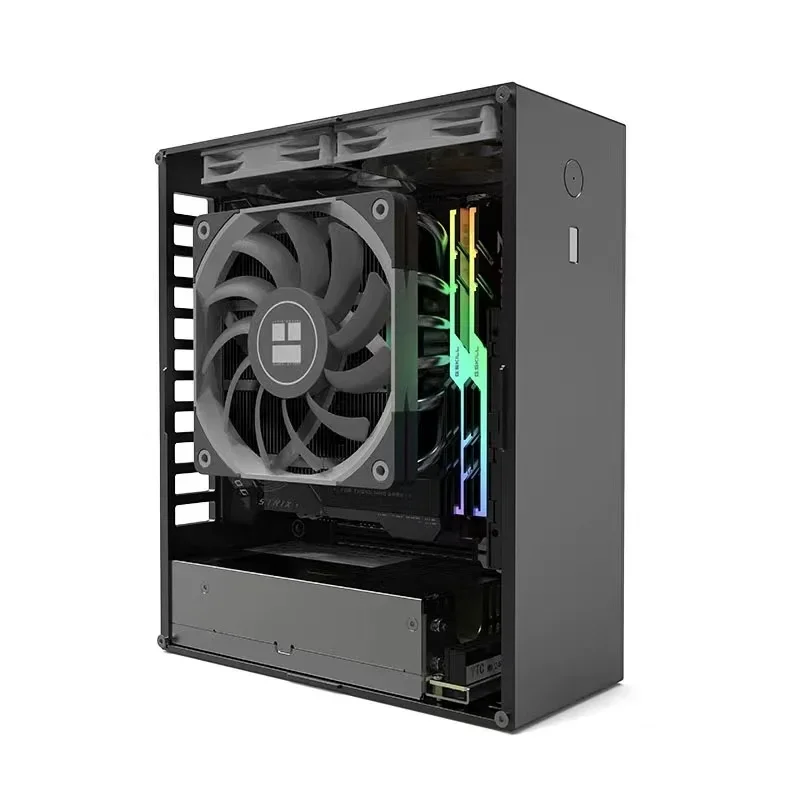 Mini For A24-V3 2.0 Core Display 1u Power Itx Chassis All Aluminum Alloy