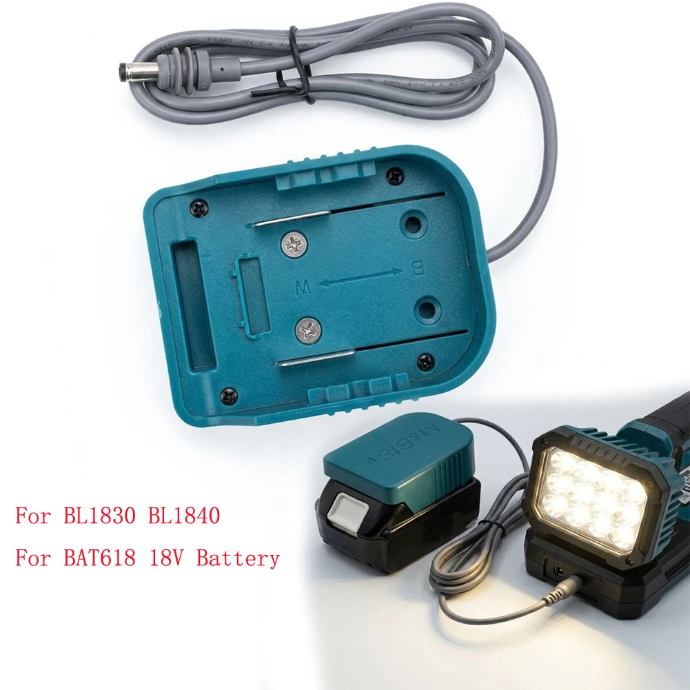 

1 шт. адаптер питания 18 Вт с кабелем постоянного тока для аккумуляторов BL1830 BL1840 BAT618, запчасти и аксессуары для электроинструментов