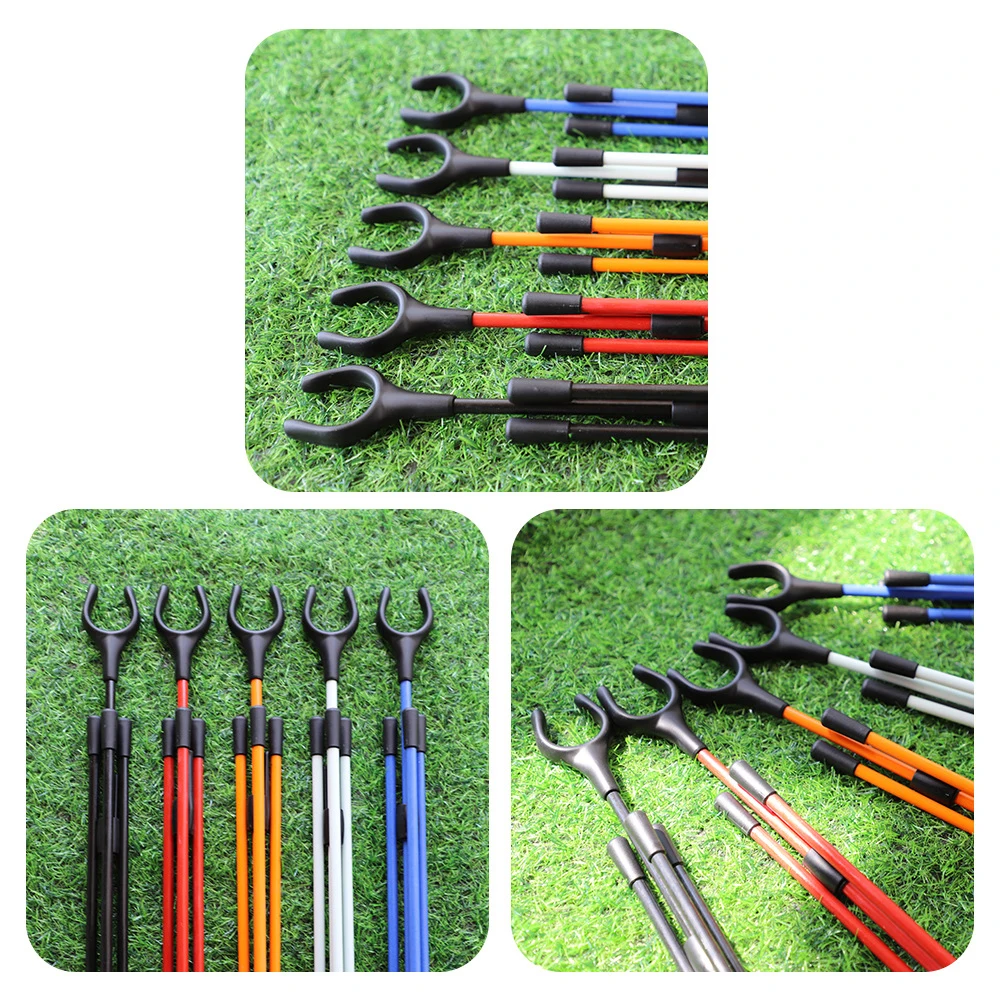 

1PC Archery Recurve Bow Holder Fiberglass Bow Support Archery Shooting Equipment Foldable Removable Stand Bow Stand Bow Rack