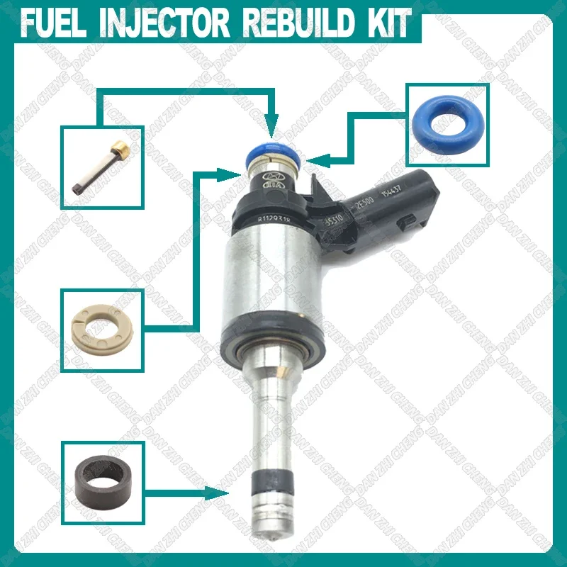 

Fuel Injectors Seals O-Ring Repair Filters for 2014-16 Kia Forte Hyundai Elantra 2.0L L4 35310-2E500