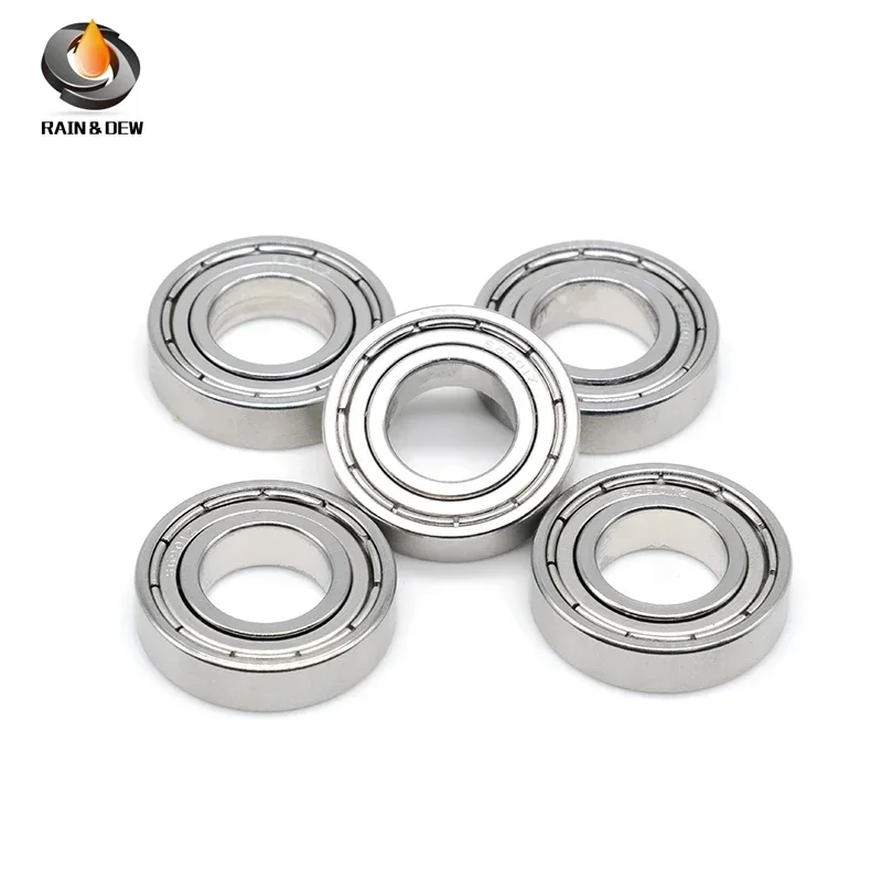 1Pcs High Quality S6901ZZ 12x24x6mm  Non Magnetic 304 Stainless Bearing ABEC-7 6901 Rust-proof  Bearing