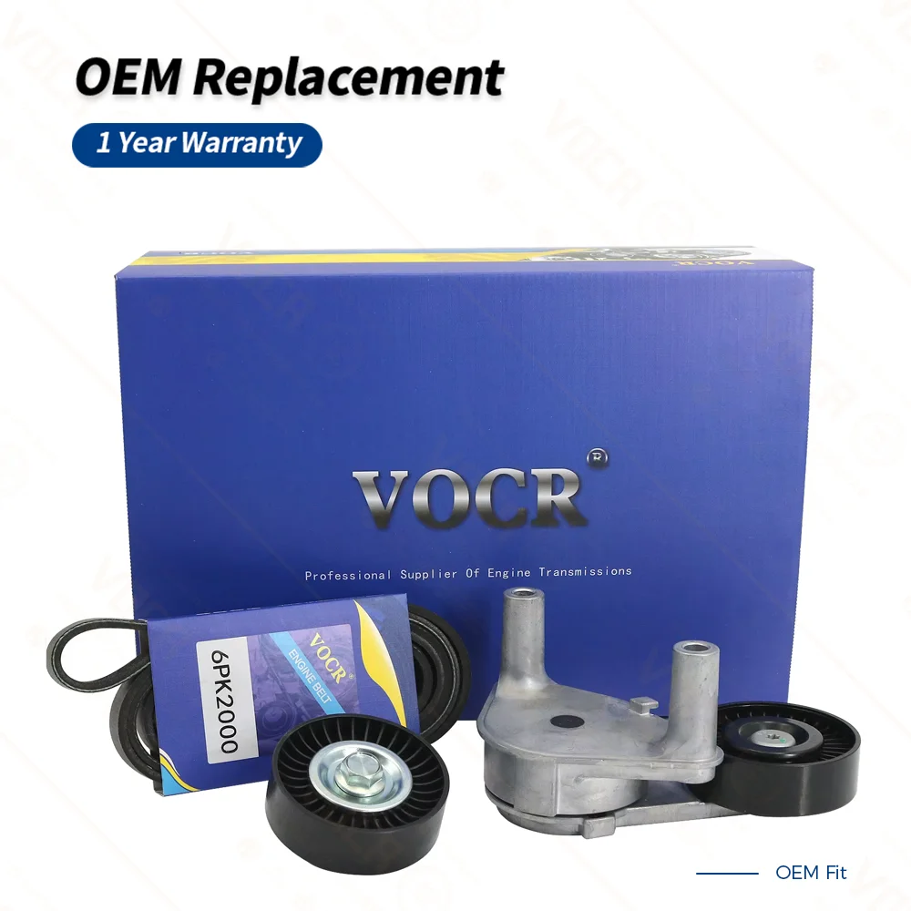 

VOCR Car Accessories G6BA Engine Accessory Belt Repair Kit For Hyundai Tucson 2.7CVVT OEM 25281-37120 25287-37101 6PK2000