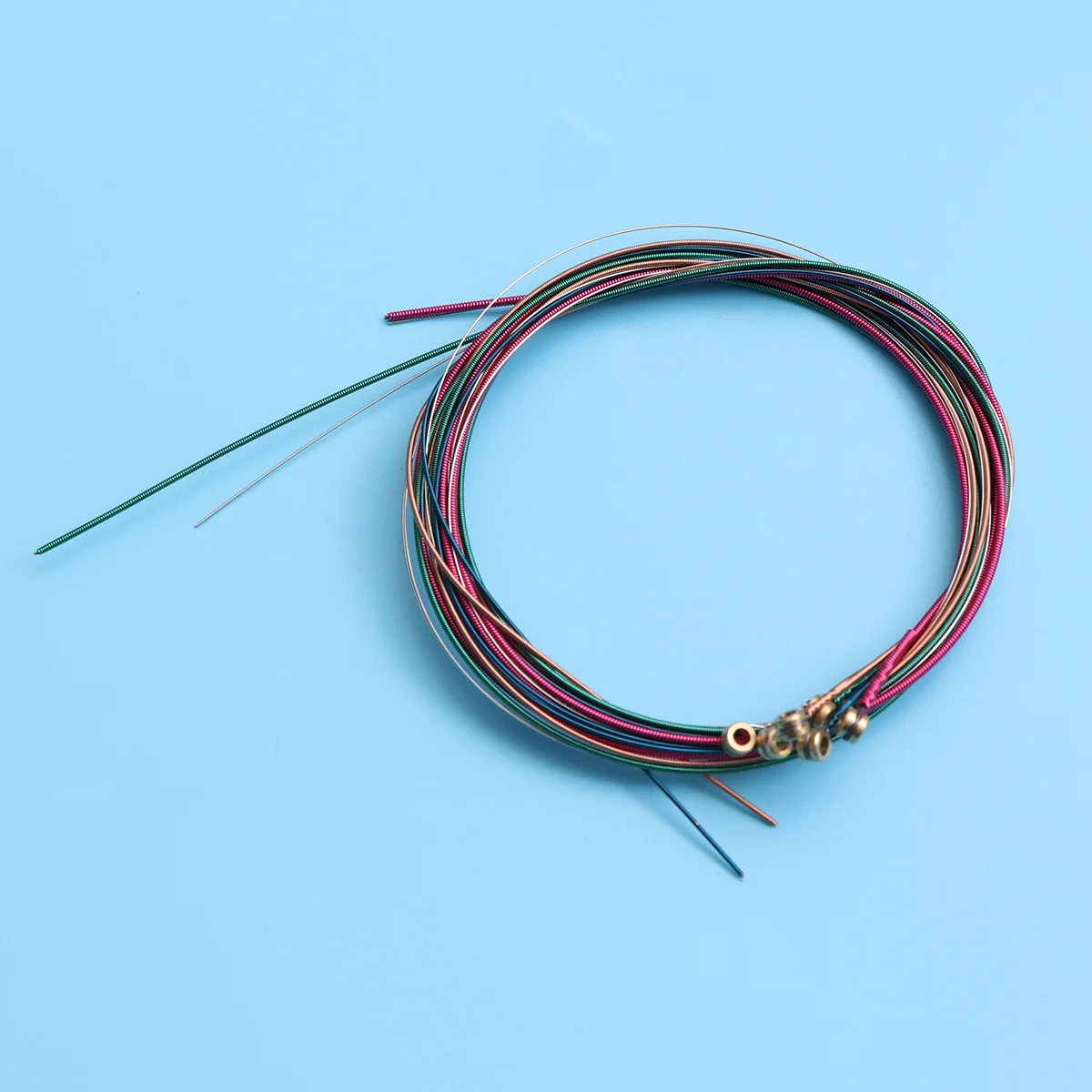

Colorful Strings Steel Wire Acoustic Guitar Accessories Music Instruments Parts Brass