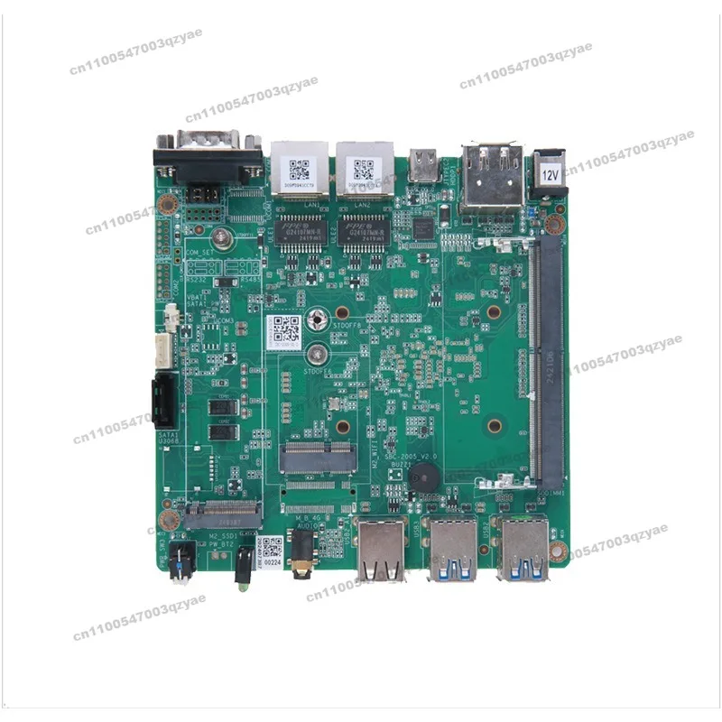 N100 Main Board Quad-core Mini Soft Routing M.2 Dual Gigabit Network Port Visual Inspection Industrial Computer Main Board