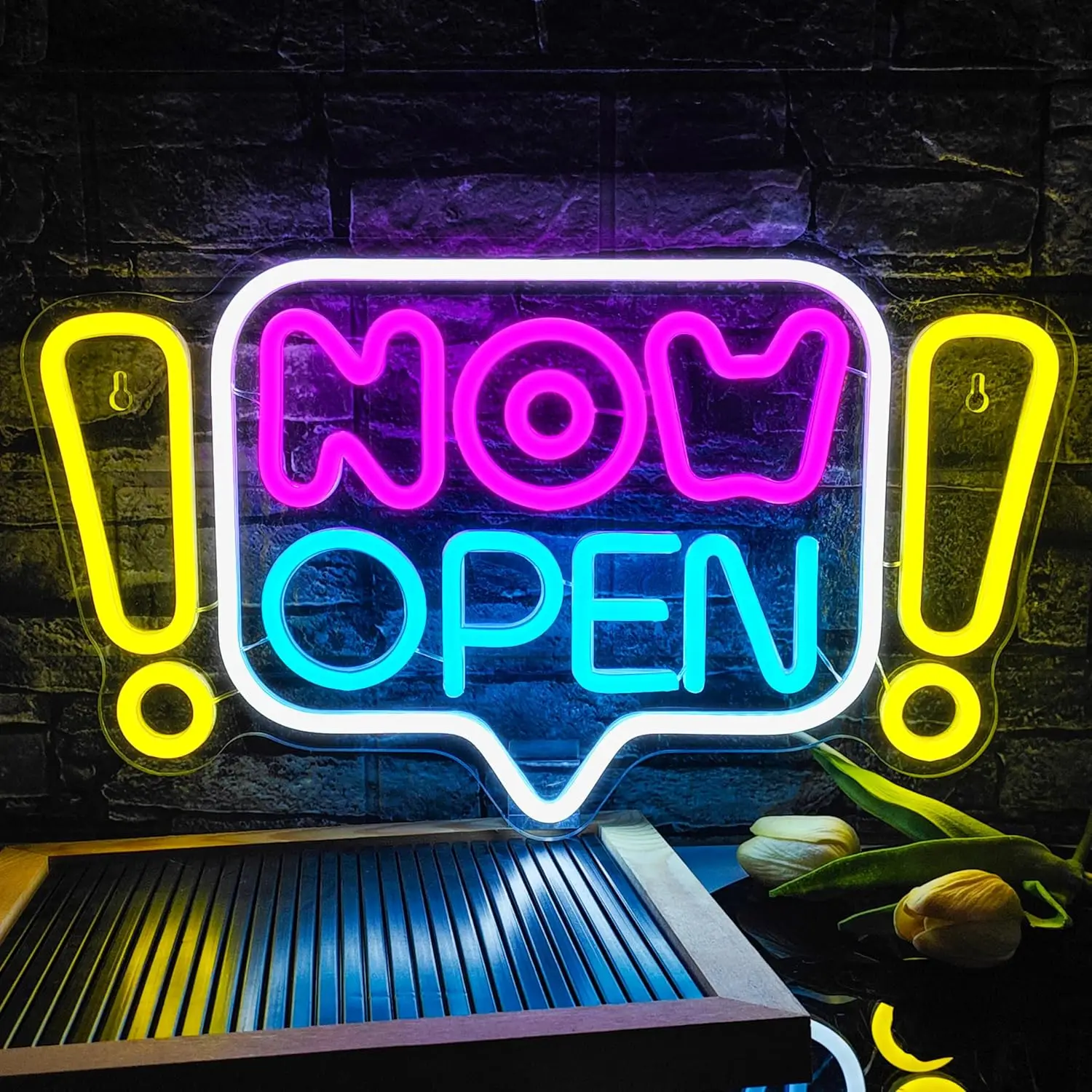 Open Neon znak neonowy światło LED USB z włącznikiem/wyłącznikiem otwarte znaki dla biznesu okno Bar Salon kawiarnia lampka nocna