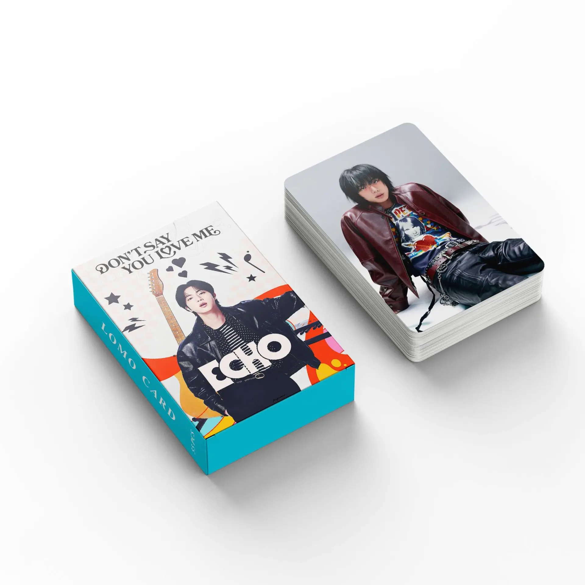 55Pcs Kpop Laser JIN JIMIN Photocards ECHO Lomo Cards Photo Card HD Photo Print Pictures for Fans Collection Gift