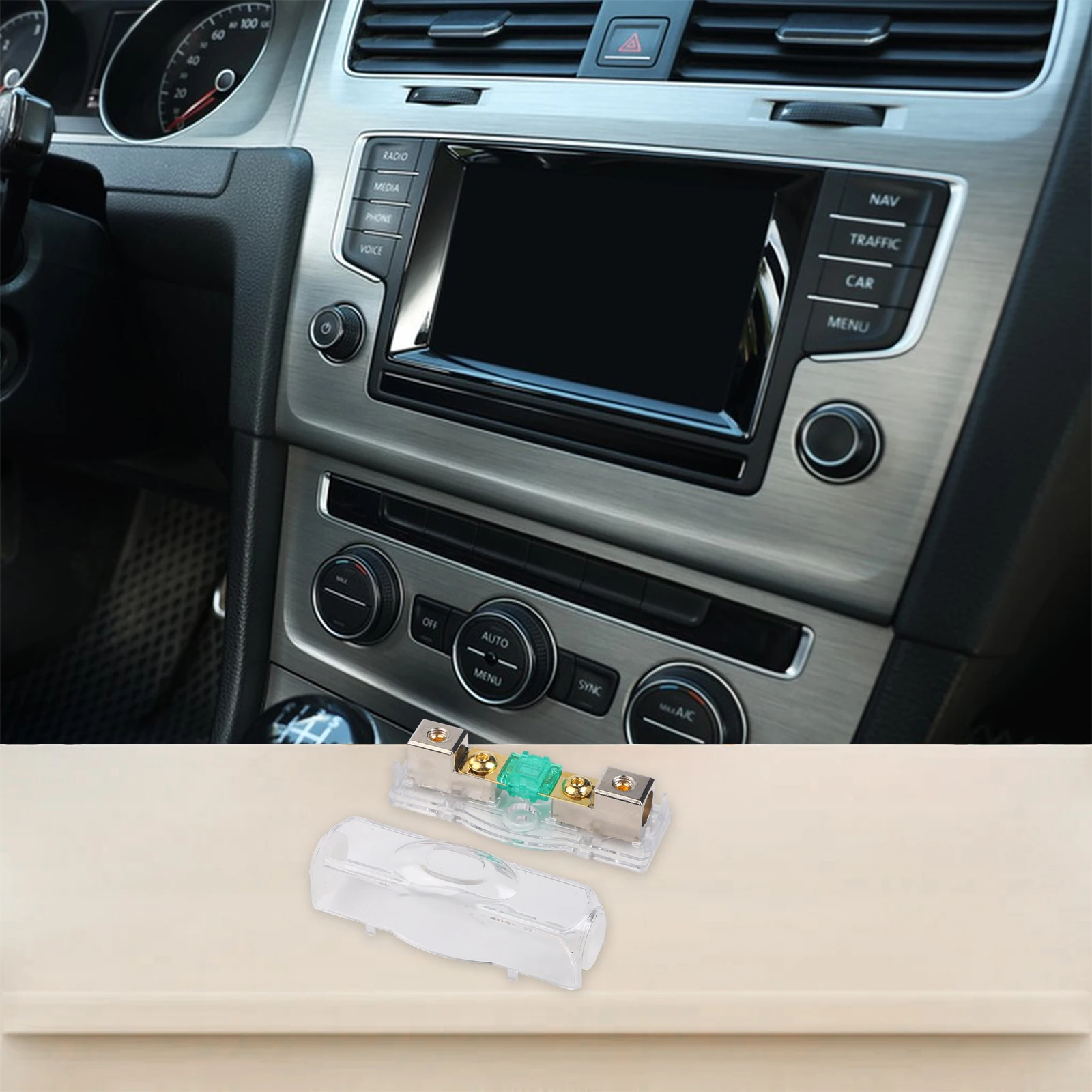 30-200A Car Fuse Holder Holder Motor Home Plastic Cover Power Supply 100A 200A 30A 32V DC AGU Audio Particular