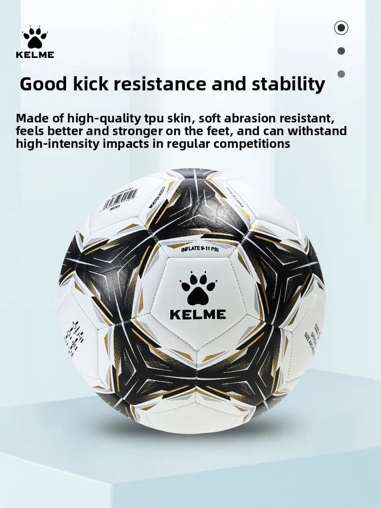 Kompetisi Pelatihan Dewasa Sepak Bola Profesional Kelme Ukuran 5 Sepak Bola Untuk Anak-anak Dan Remaja Ukuran 4 Bola Pantulan Tinggi