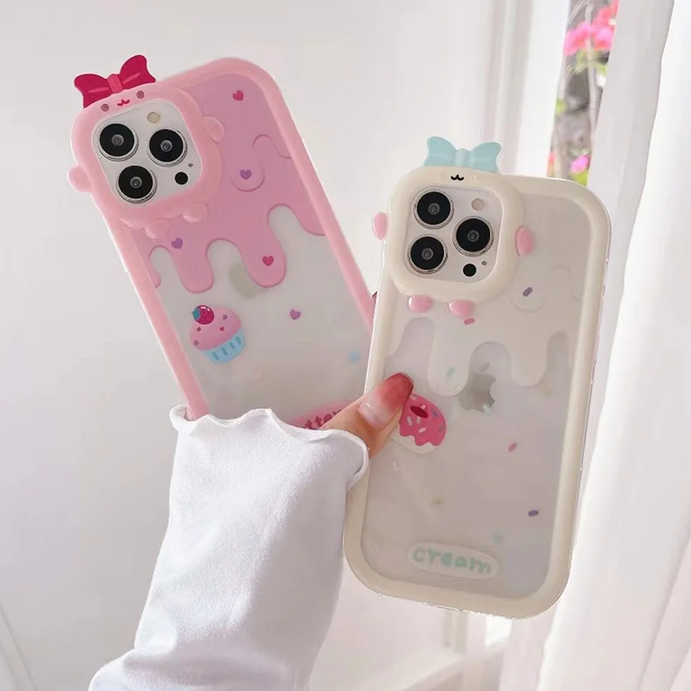 Silicon Bear Case For Xiaomi Redmi Note 11 Pro 12 10 9 8 Pro Little Monster Case Redmi 10C 12C 9C 9A Poco C55 Mi 11 Lite 5G NE