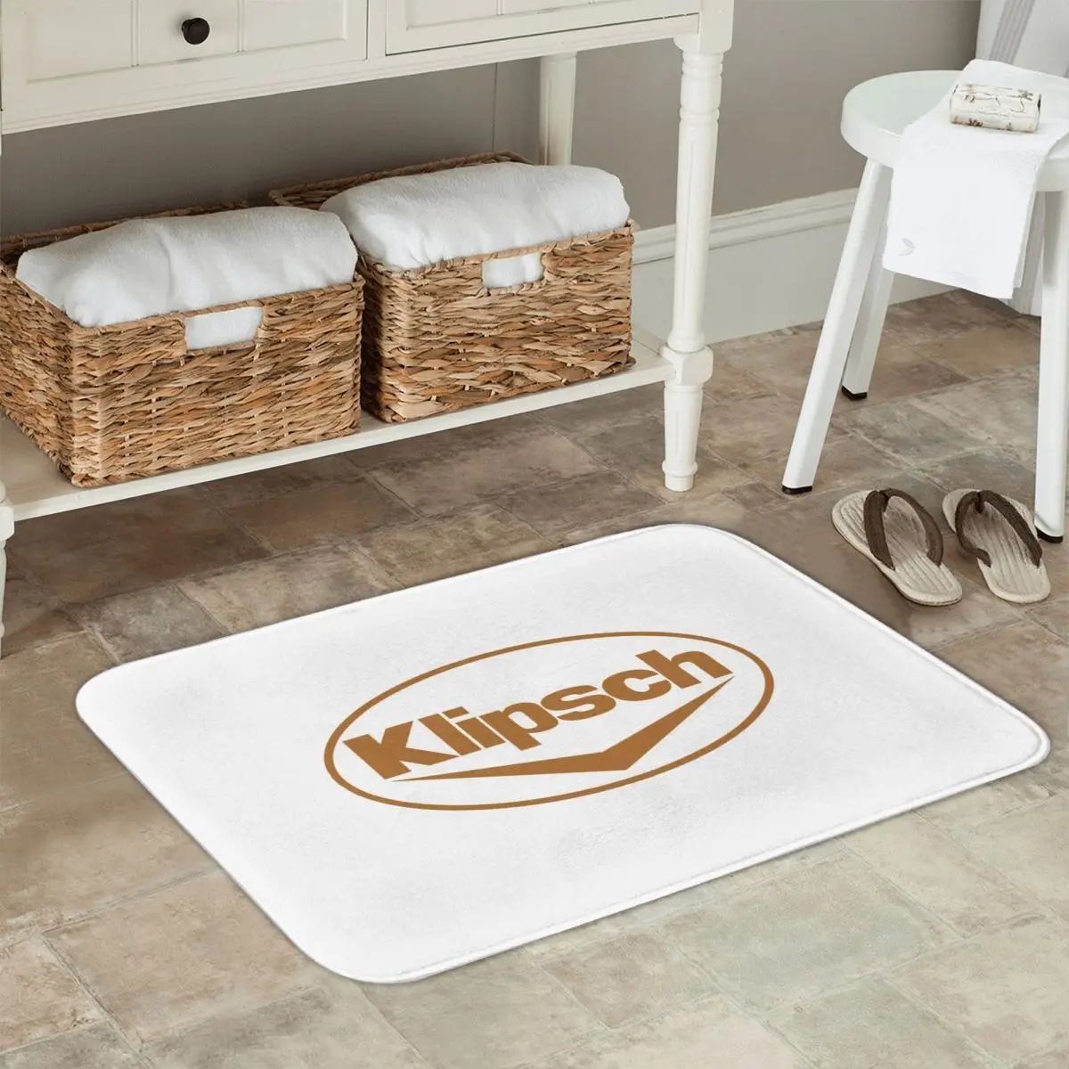 Felpudo Klipsch 7 Dakimakura, alfombra antideslizante para entrada de cocina y hogar, alfombrillas para balcón