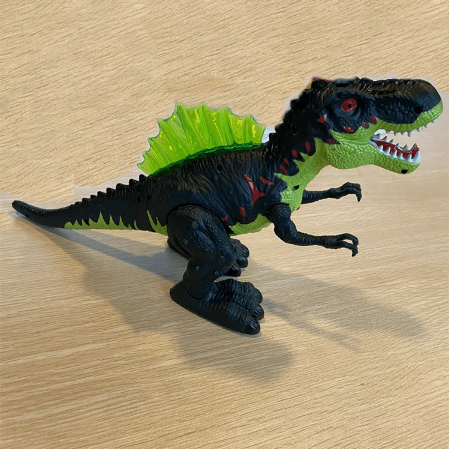Spray Mecánico Dinosaurio Eléctrico Juguete Eléctrico Universal Simulación Mecánica Spray Tiranosaurio Rex con Luces y Música