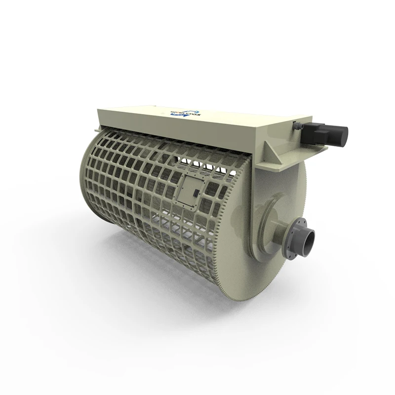 

NTS20C Submerged Type Water Cycle Filter System Aquaculture Drum Filter For Garden Pond & Fish Koi Pond Clean Water Equipment