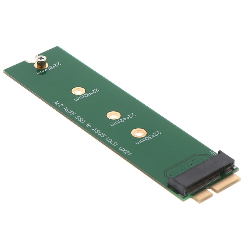 Carte adaptateur d'extension SSD vers 18 broches, M.2 NGFF, haute qualité, tout neuf, UX31, UX21, UX21E, UX3l'autorisation, 1PC