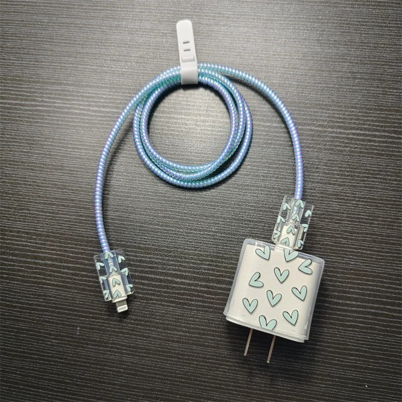 For iphone 18/20W Charger Protection Cover For Apple 11 12 13 14 Adapter Protector Case Shell Phone Accessories Cable Management