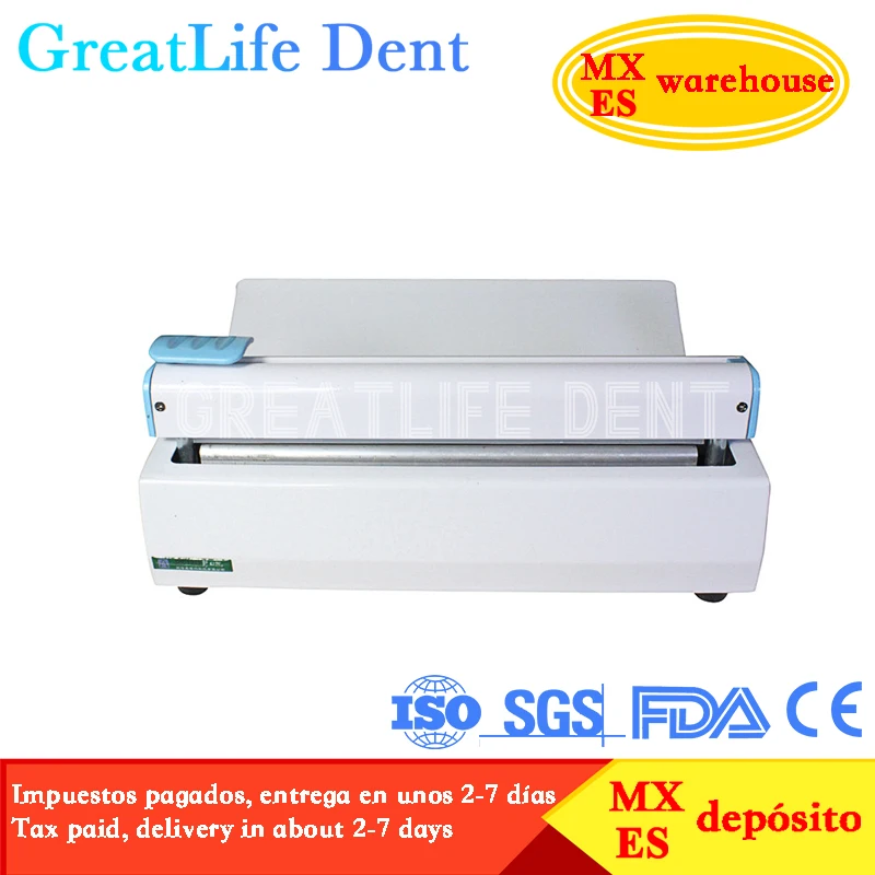 GreatLife Disinfection Sterilization Bag Packaging Sealer Automatic Sealing Machine Dental Sealing Machine Sterilization Roll