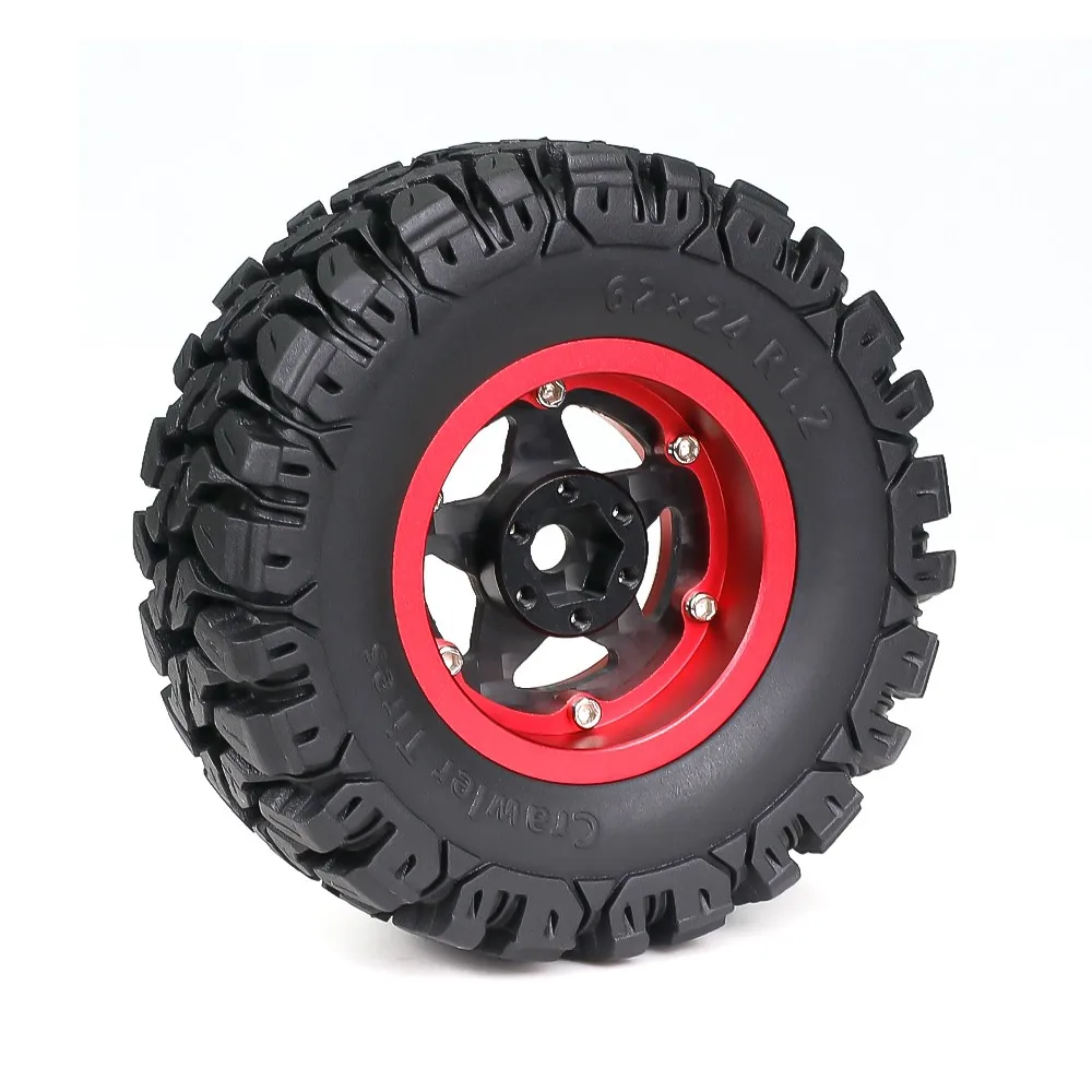 Carbon Faser Legierung 1,2 Zoll Beadlock Radnabe Felgen für 1/18 TRX4M SCX24 FMS FCX18 FCX24 Furitek RC Auto Metall Upgrade Teile – Detail 16