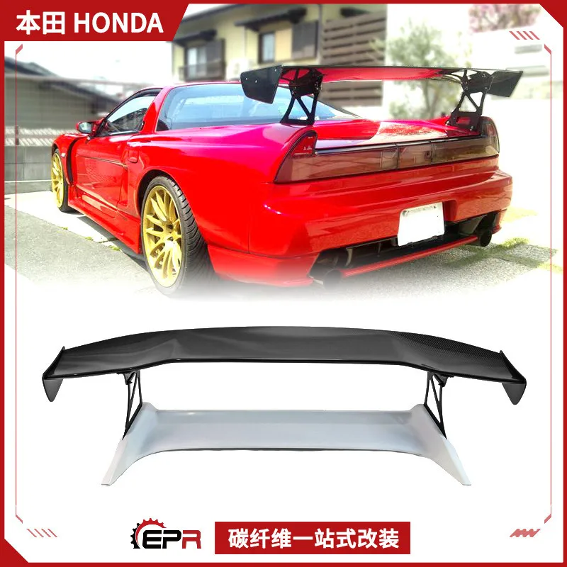 

Подходит для Honda NSX из углеродного волокна GT, большой хвост Vortex 4, модифицированные детали, с базовым спойлером, фиксированным ветровым крылом.