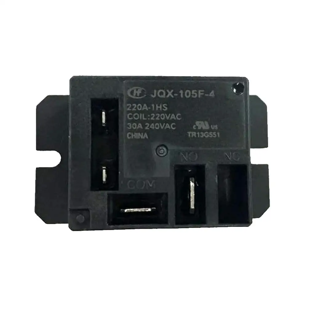 JQX-105F-4 220A-1HS 4-pin Relay Changeover Relay Made of Plastic 30A Relay