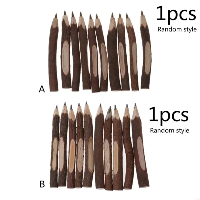 T5EA Bóng cá nhân hóa Bút bút Real Pencil Tree Branch cành cây pen cho bé gái