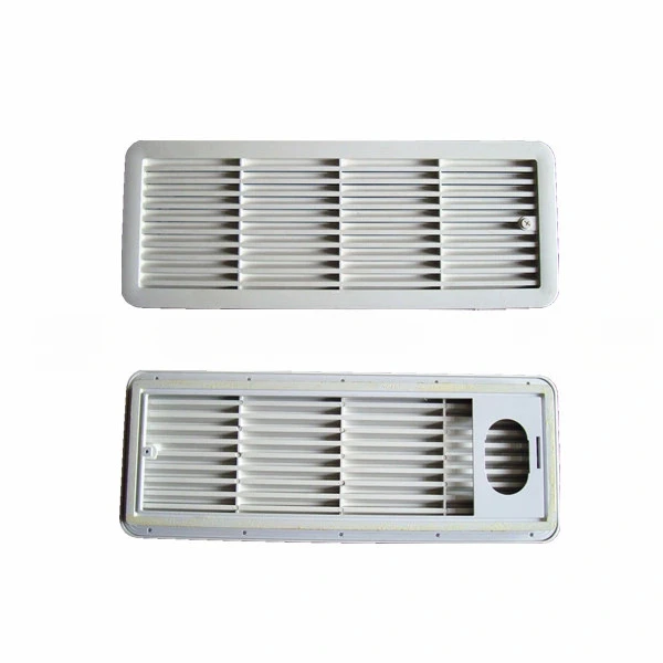 Manufacturer supply RV accessories ABS grille vent, refrigerator bathroom row trend with insect-proof gauze