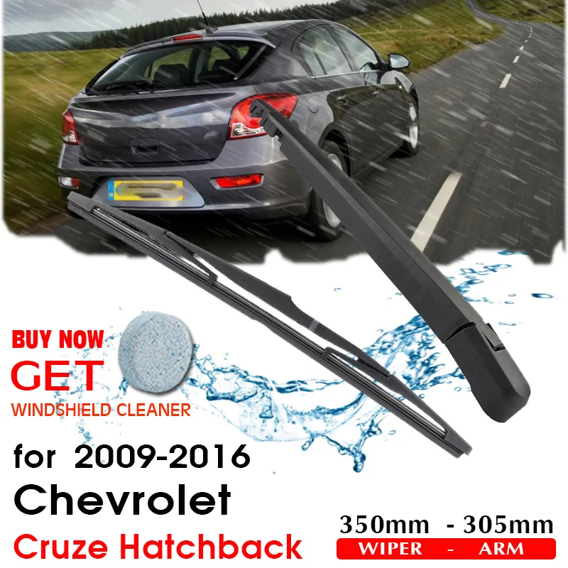 

Car Wiper Blade Rear Back Window Windscreen Windshield Wipers Auto Accessories For Chevrolet Cruze Hatchback 350mm 2009-2016