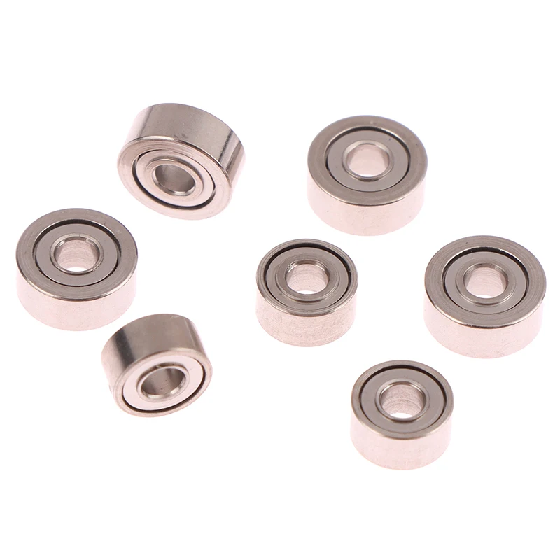 12pcs Mini 4WD Bearings Retrofit Parts 520/620/830 Bearing For S2 MA Tamiya Yang Kai War Dragon 4WD Chassis/ Guide Wheel/ Gear