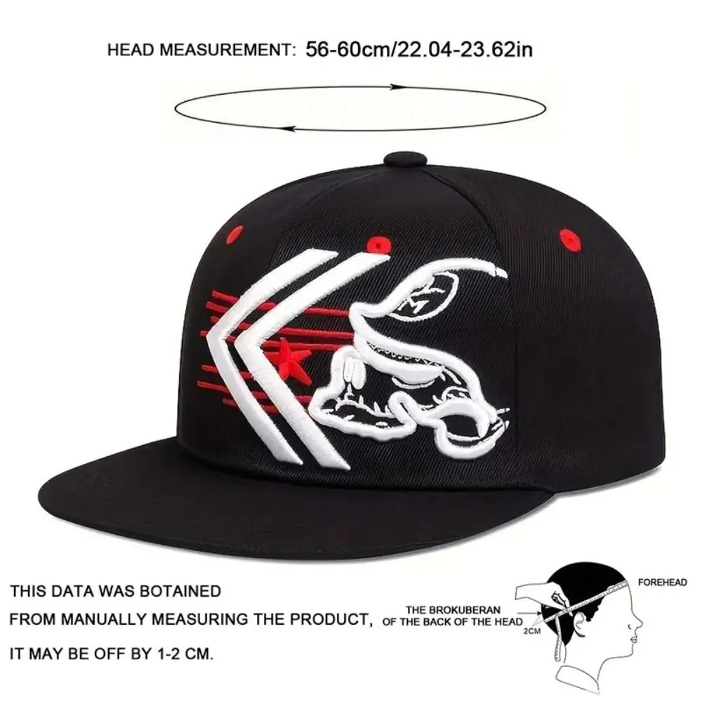 Embroidery Baseball Cap Breathable Snapback Hat Sun Hat Outdoor Hip Hop Baseball Hat for Men Women