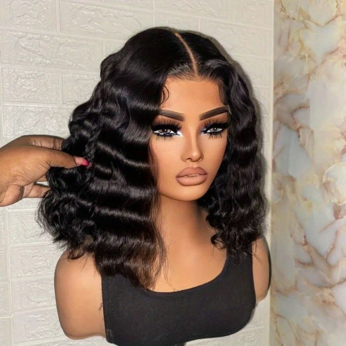 40 بوصة 250% الكثافة فضفاض موجة عميقة الباروكات شعر الإنسان قبل قطعها 13x4 HD موجة عميقة الدانتيل الجبهة الباروكات شعر الإنسان للنساء 12A حليقة