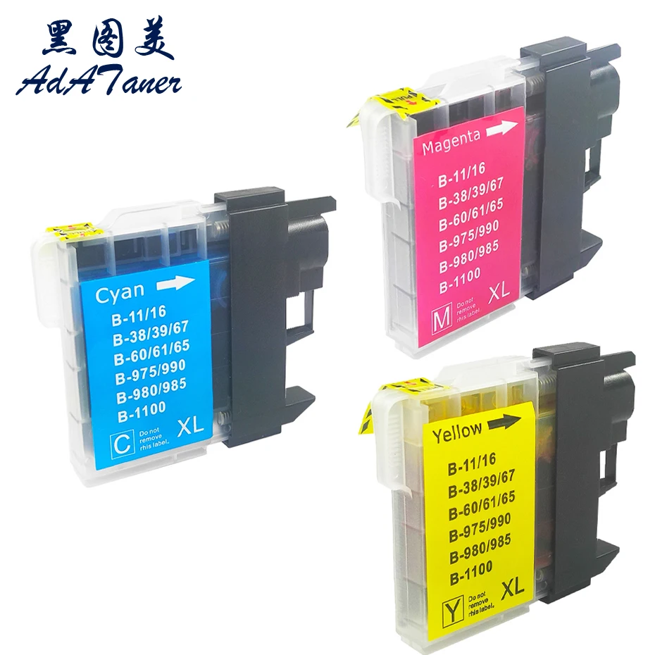 LC38 LC39 LC67 LC975 LC990 Premium Compatible InkJet Ink Cartridge For Brother MFC-5890CN 5895CW 6890CDW DCP-J125 J140W J715W