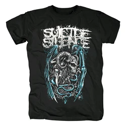 Heavy Metal Suicide Silence T Shirt Mens Fashion Summer Short Sleeve Tee Tops Harajuku Streetwear Hip Hop Tshirt Cotton Clothes