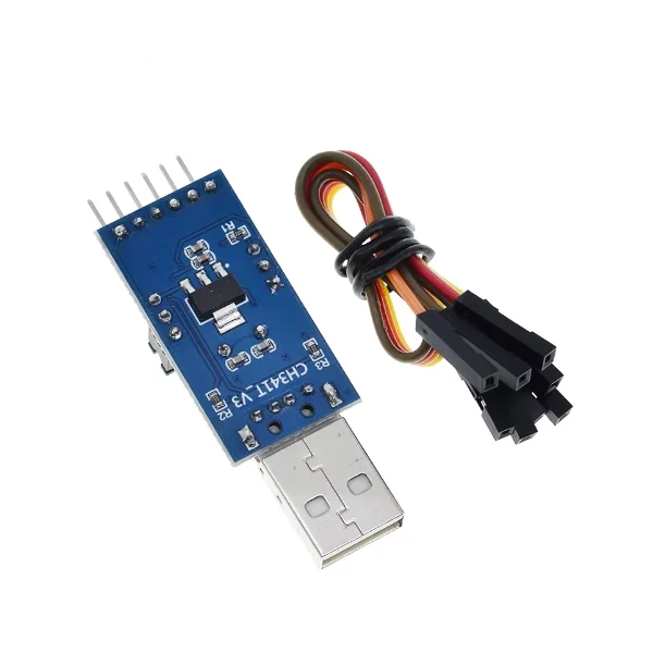 CH341T 2-in-1 USB to I2C UART USB to TTL microcontroller serial port downloader module