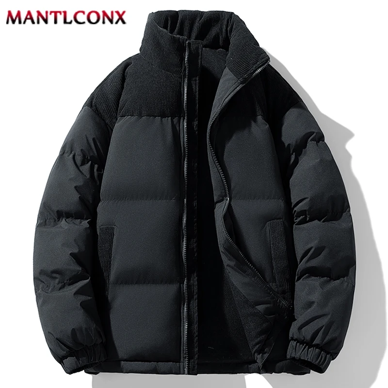 Fashion Fleece Warm Padded Parka Men's Winter Jacket Women Winter Oversize Puffer Jacket Korean Style Thicken Bubble Coat M-XXXL