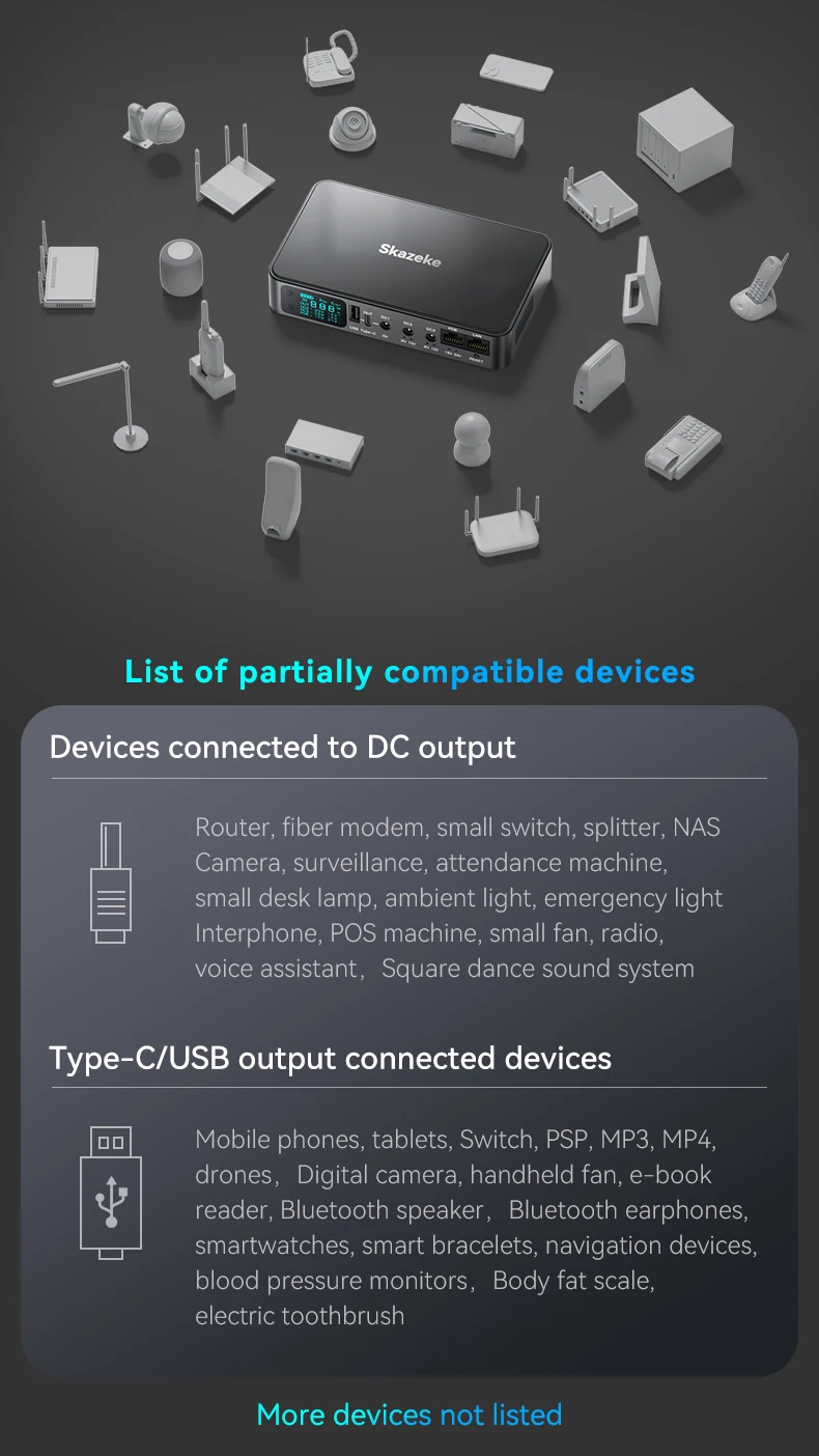 UPS D2P Mini 18000mAh 5V 9V 12V 2A per Router