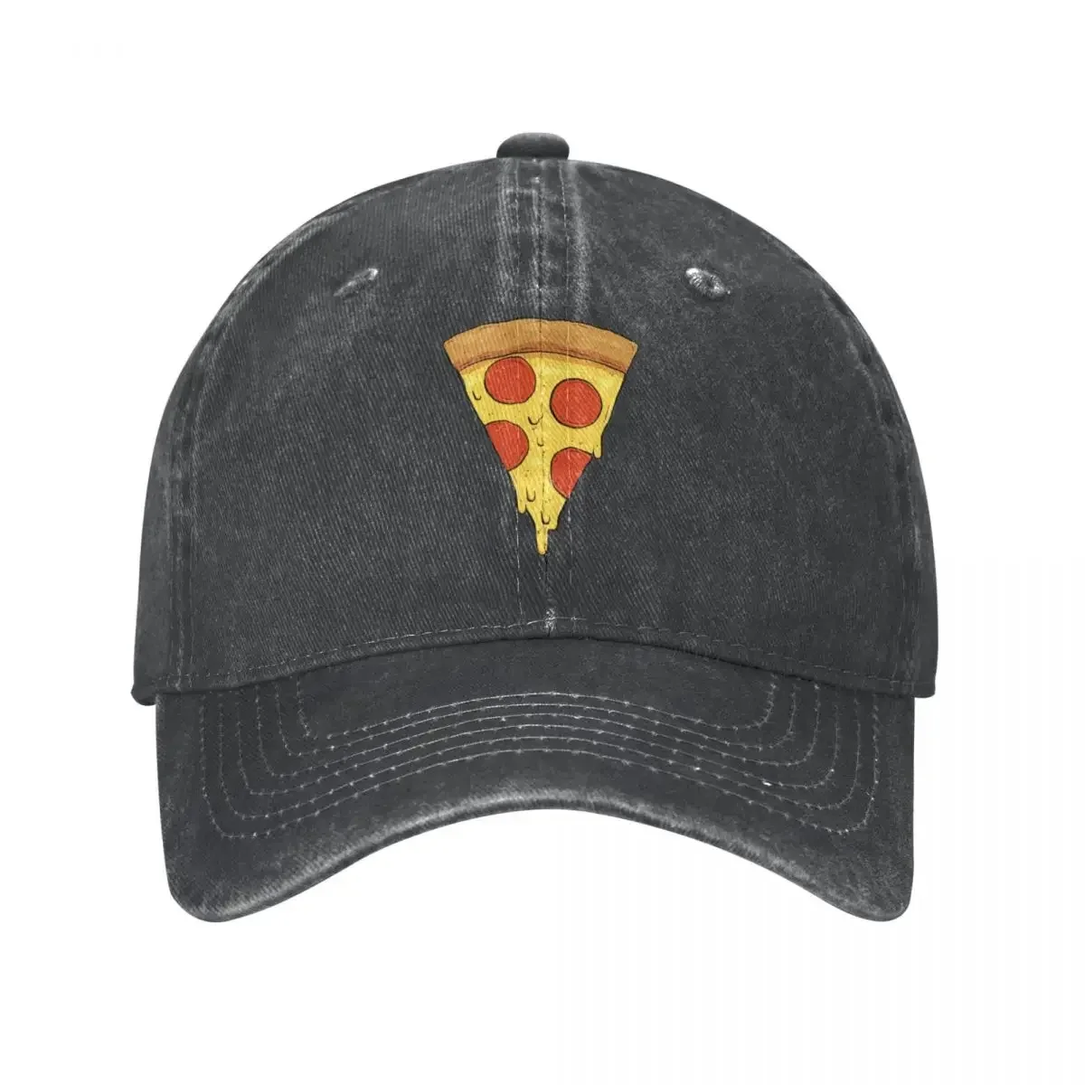 Pepperoni Pizza  Baseball Cap the Slice Fishing Trucker Hat Summer Hot Sale Male Vintage Casual Cap