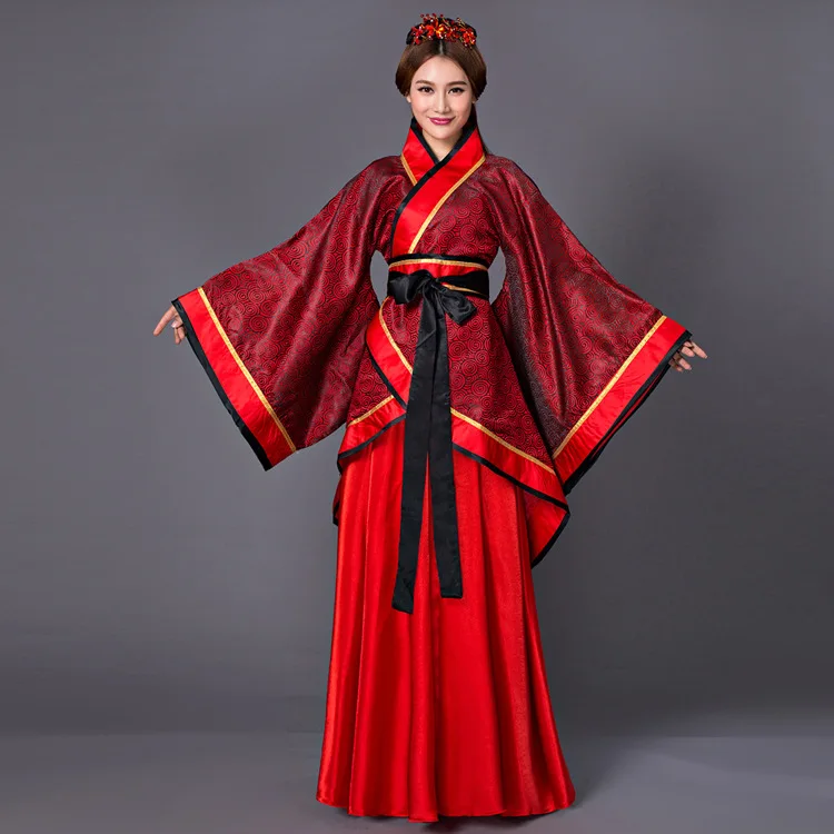 Women Hanfu 3PCS Set Chinese Traditional Princess Adult Clothes Carnival Cosplay Dance Wear Costume Outfits Dresses for Ancient